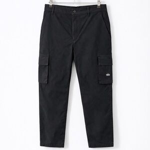 alo Men’s Ripstop Black Cargo Pants